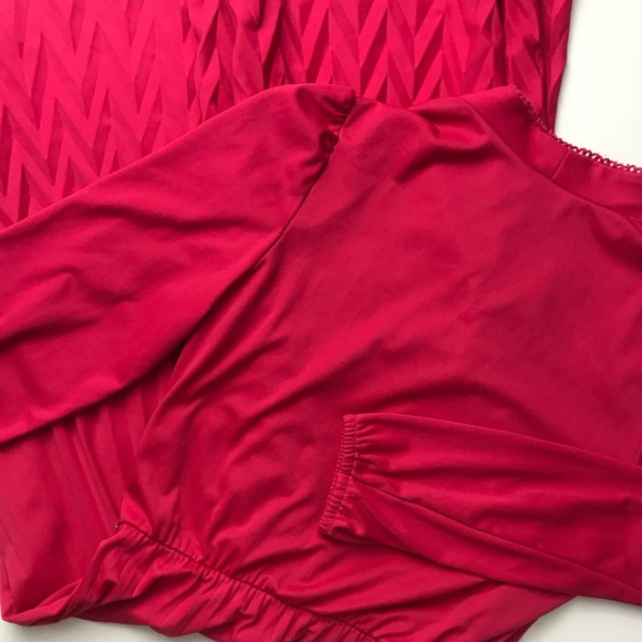 🚨SALE🚨Vintage 70’s Accordion Pleat Maxi Dress - Picture 6 of 7